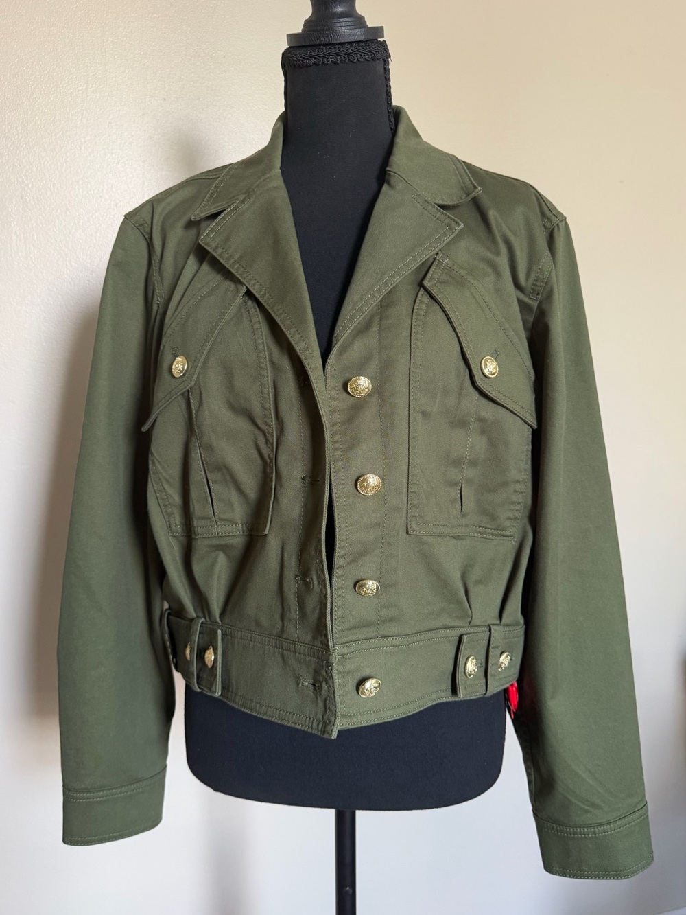 NWT Derek Lam 10 Crosby Olive Green Utility Field Jacket military women’s top M